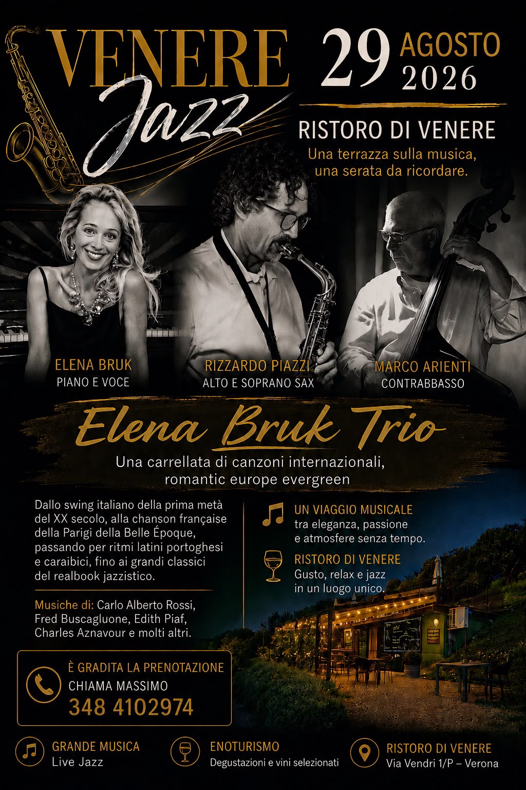 VENERE JAZZ – Ristoro di Venere