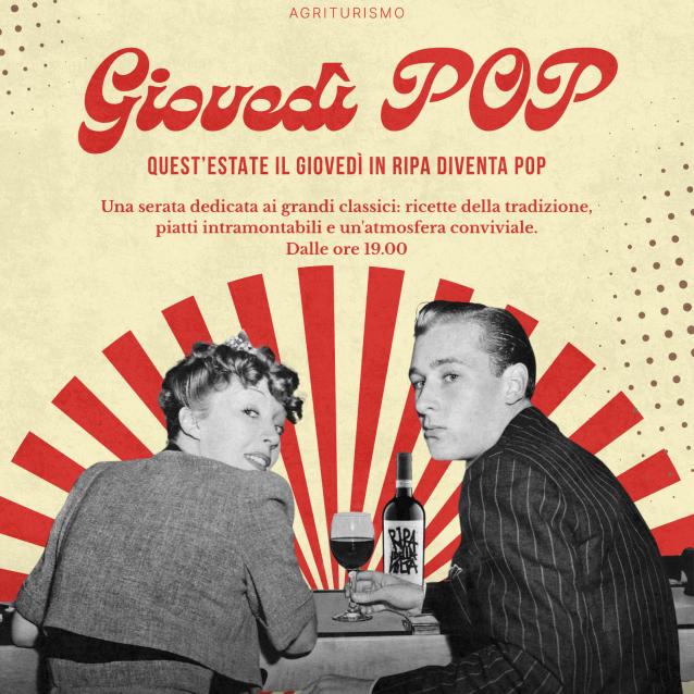 POP THURSDAY – Trattoria della Ripa
